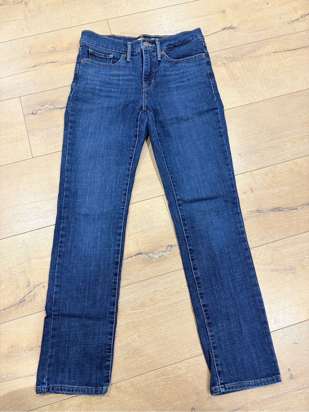 Levi Dark Blue Stretch Shaping Slim Jeans